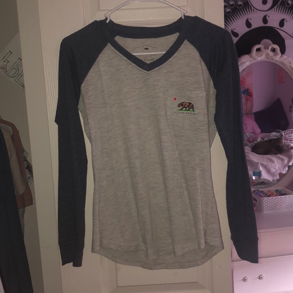 California Republic Baseball Tee